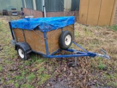 SINGLE AXLE BOX TRAILER