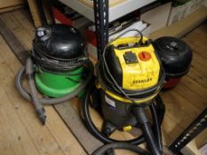 3 x Assorted Vacuum Cleaners, including Stanley SX
