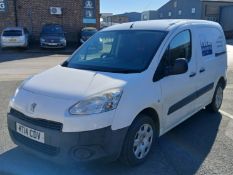 Peugeot Partner L1 Diesel 850 S 1.6 HDi 92 Van, Registration MT14 CDV, Mileage 123704, MOT until
