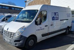 Renault Master LWB Diesel FWD LM35dCi 125 Medium Roof Van, Registration OU60 WNE, Mileage 112697,