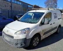 Peugeot Partner L1 Diesel 850 S 1.6 HDi 92 Van, Registration MA63 CXE, Mileage 114166, MOT until