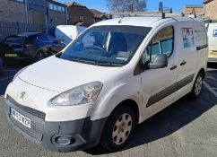 Peugeot Partner L1 Diesel 850 S 1.6 HDi 92 Van, Registration MF63 WZP, Mileage 191654, MOT until