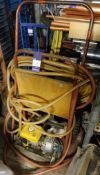 Steel Fabricated Sack Truck, with Fitted Petrol Pump