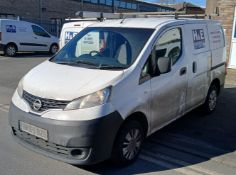 Nissan NV200 Diesel 1.5 dCi Acenta Van, Registration BK65 BZS, Mileage 117449, MOT until 7.10.