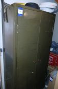 Triumph 2 Door Metal Cabinet (Approx. 1800 x 900) and contents to include Sandflex, Tapes, Solvents,