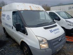 FORD Transit 100 T260 Fwd Tdci 100 L1H1 SWB Panel van; Registration SD63BLZ; Date of Registration: 0