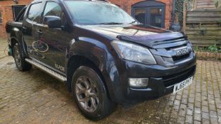Isuzu D-Max 2.5TD Blade Double Cab Pick-up, Registration WJ65 PYT, Date Registered 01.09.15, Mileage