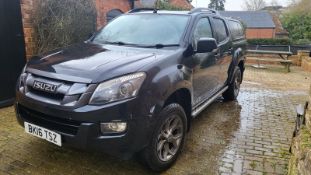 Isuzu D-Max 2.5TD Blade Double Cab Pick-up, Registration BK16 TSZ, Date Registered 23.05.16, Mileage