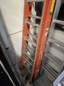 10 run fibre glass extending ladder
