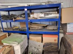 2 x Stores racks (excluding contents) - situated on a mezzanine floor with a stairway up to it