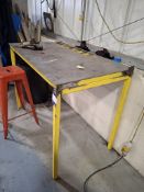 Steel fabricated bench