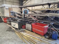 MEP Shark 382 CCS hydra horizontal band saw with feed tables (Electrical disconnection required by