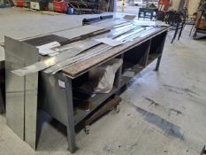 Steel workbench 2400mm x 1080 x 900