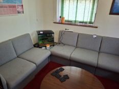 7 piece modular sofa with 2 side tables