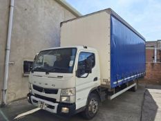 Mitsubishi Fuso Canter 7C15 47 TRW XXLWB Start/Stop Curtain Side Automatic Truck; VRM: CN18 VCF;