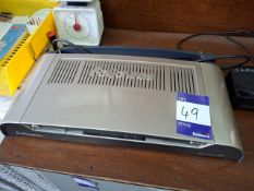 Fellows Helios 60 binder and Crenova laminator