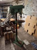 J. Sanders premium quality 12 speed heavy duty drill press capacity chuck 5/8”, spindle MT#2, MFG