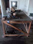 Wooden workbench 8ft x 4ft