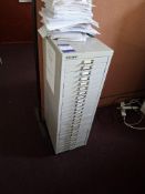 Bisley 24 drawer cabinet