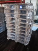 2 pallets of cardboard pallets and quantity of cardboard pallet components