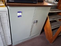 Steel double door cabinet