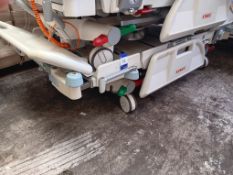 Linet hospital bed with air mattress and control unit