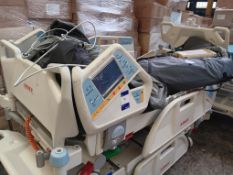 Linet hospital bed with air mattress and control unit