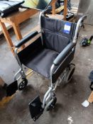 Angel Mobility Lightweight Aluminum Folding Transit Travel Wheelchair