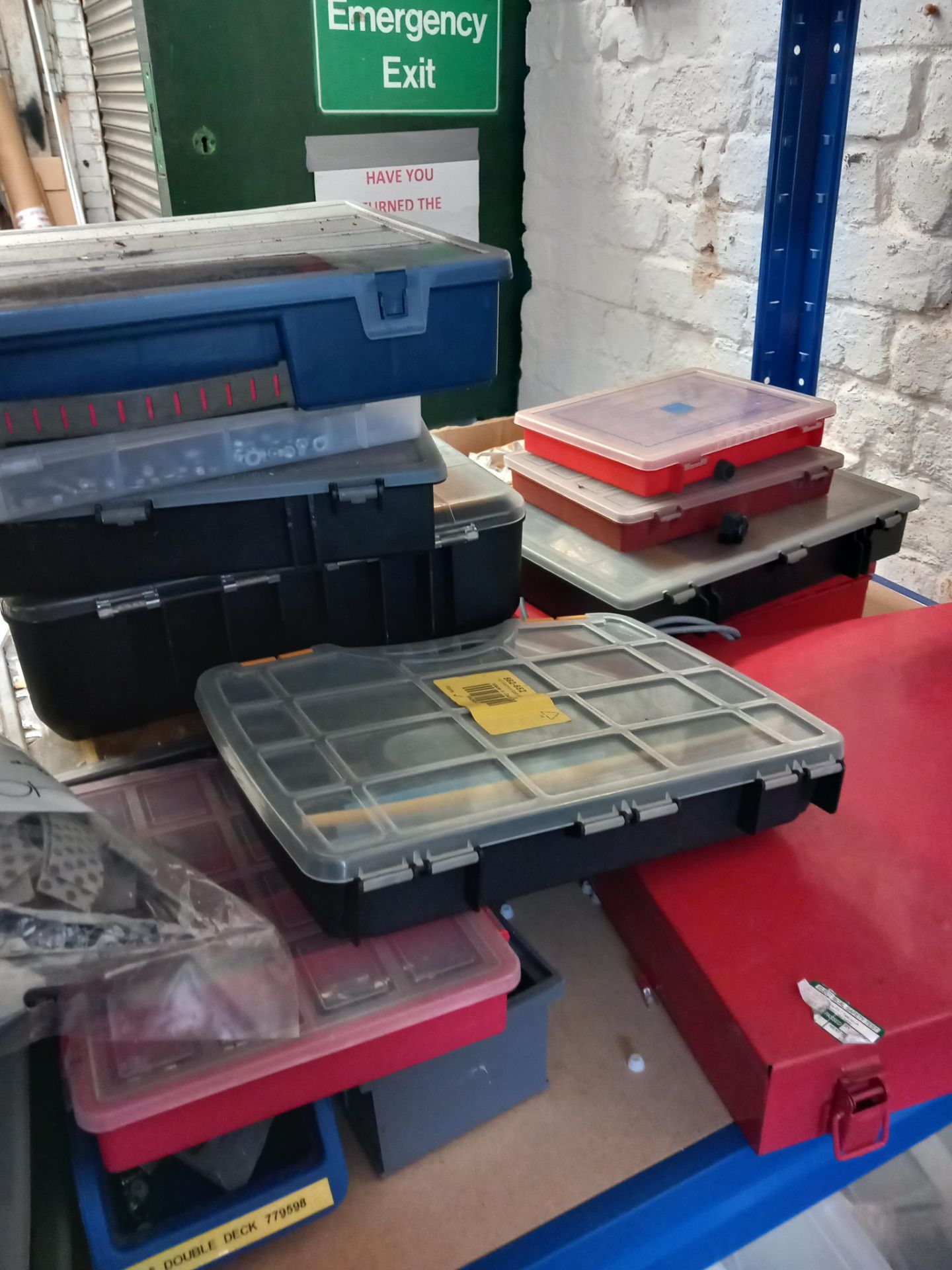 Large quantity of various component stock to 6x shelving units to include; valves, circuit boards, - Image 8 of 14