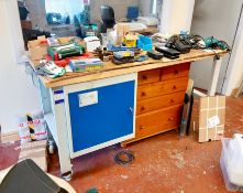 Mobile workbench 1800x700mm