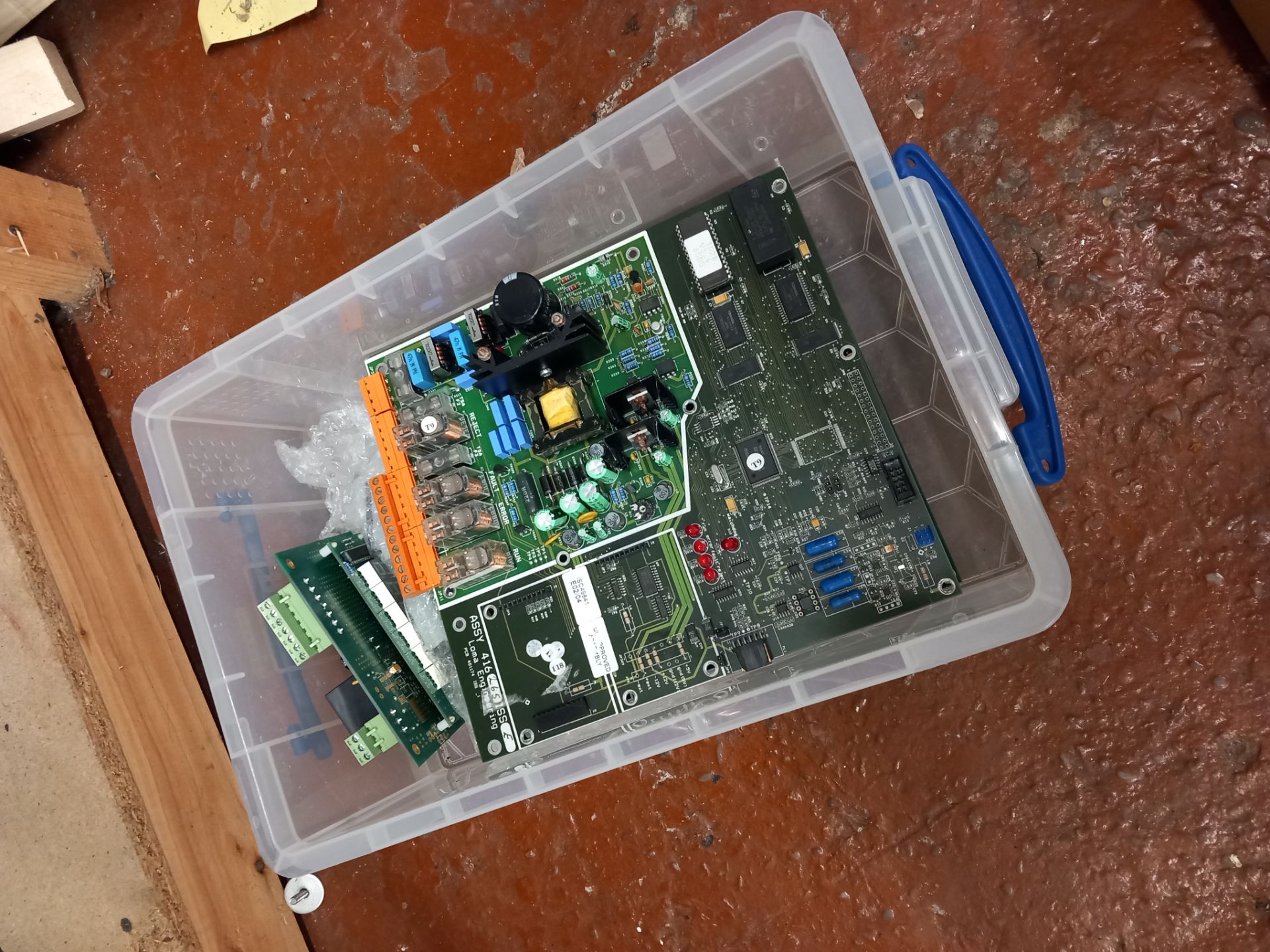 Large quantity of various component stock to 6x shelving units to include; valves, circuit boards, - Image 3 of 14