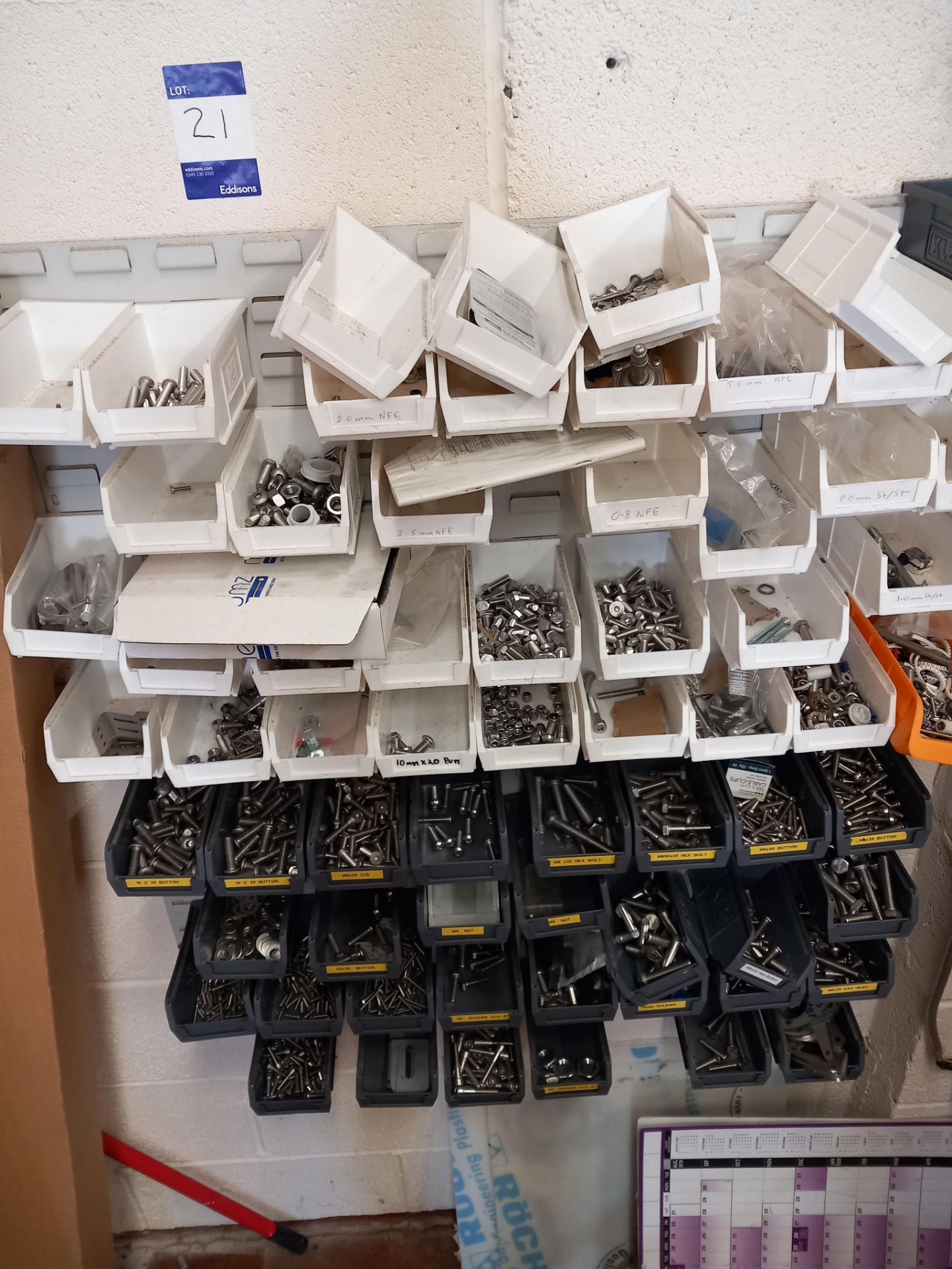 Large quantity of various component stock to 6x shelving units to include; valves, circuit boards, - Image 13 of 14