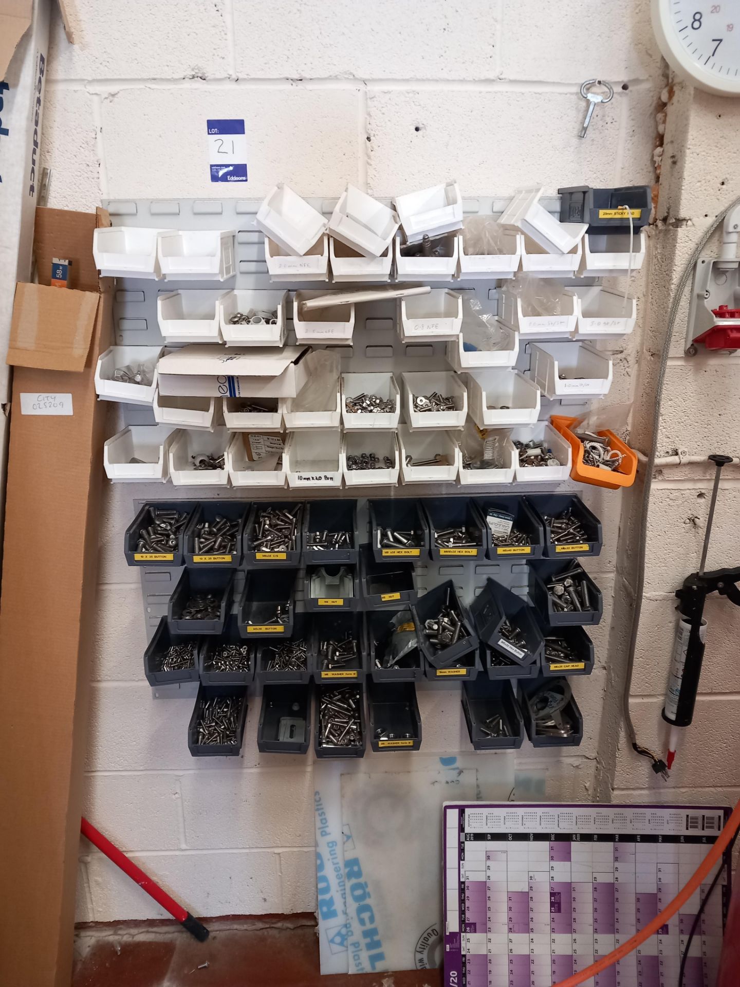 Large quantity of various component stock to 6x shelving units to include; valves, circuit boards, - Image 12 of 14