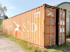 Shipping container 40ft (Contents not included) - Delayed Collection until Monday 12 May