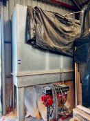 Galvanised four bag dust collector