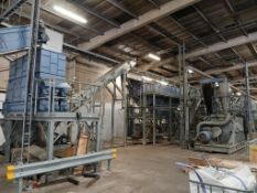 Herbold Plastic Wash Line comprising: Unbadged Inclined Belt Conveyor (Approx. 13m x 800mm wide),