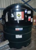 Harlequin 1400 Fuel Point Bunded Plastic Fuel Tank with Dispensing Nozzle (Viewing Strongly