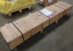 Assortment of Granulator and Shredder knives, to crate (Boxed)