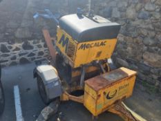 MECALAC SINGLE DRUM PEDESTRIAN ROLLER
