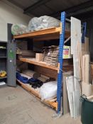 Single bay of pallet racking