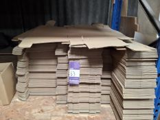 Quantity of packaging to include cardboard and bubble wrap