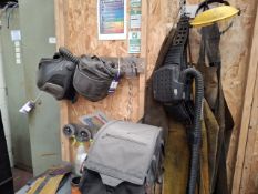 2 x 3m Speedglas 9100FX welding masks with Adflo battery extraction units, quantity of welding