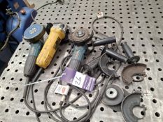 2 x Makita and 1 x Dewalt 240v grinders