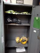 Steel double door cabinet with quantity of PPE