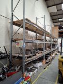 4 Bays of Silverline P90 150 pallet racking to include 5 x 4000mm(h) x 830(d) uprights and 24 x