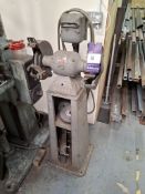 Black and Decker 8” bench grinder and stand