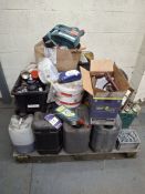 Pallet to include lubricants, oils, sprays etc.