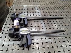 4 x Quick-grip, 2 x 600mm, 2 x 750mm