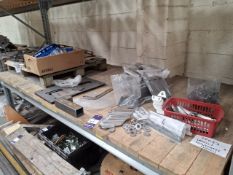 Shelf of brackets labelled TFS41 20 each L/R, TF541 10 off 5200 286 and TF053