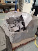 Pallet of machined steel units